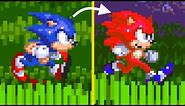 Remastered Red Sonic [Sonic 3 A.I.R. mods Gameplay]