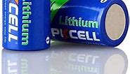 PKCELL CR2 Battery CR2 Lithium Battery CR15H270 3V 850mAh Lithium Photo Battery for Motion Sensors (2pc)