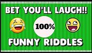 TRY NOT TO LAUGH--TOP 5 FUNNY RIDDLES & BRAINTEASERS FOR KIDS--[ TRICK QUESTIONS WITH ANSWERS ]