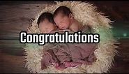 Twin Baby Congratulation Messages, Quotes, Wishes, Greetings, Sms, Saying & Video - Wishes for Twins