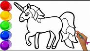How to draw a unicorn 🦄 Unicorn Drawing