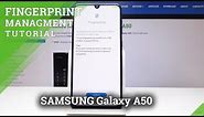 How to Add Fingerprint in SAMSUNG Galaxy A50 - Set Fingerprint