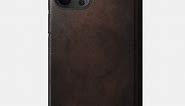 Modern Leather Folio - iPhone 12 Pro Max | Rustic Brown | Horween | NOMAD®