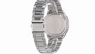 Casio Collection Womens Digital Watch with Stainless Steel Strap