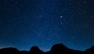 Stars, Long Exposure, Starry Sky. Free Stock Video