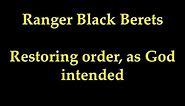 Ranger Black Berets