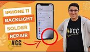 How To Fix iPhone 11 Screen With Dark Shadow. Backlight Repair Tutorial.