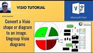 Save a Visio diagram as a picture. Visio to image
