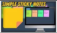 Simple Sticky Notes | How to Download and Install | +Tutorial