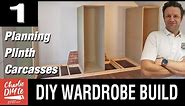 DIY Fitted Wardrobe Build with Basic Tools - Video #1 : PLINTH & CARCASSES