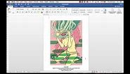 Creating a Portfolio in MS Word