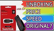 Sandisk Cruzer Blade Pendrive | Sandisk 32GB USB 2.0 | Unboxing And Speed Test| Cheapest Under 399rs