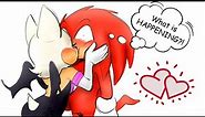 First Kiss - Knuckles x Rouge (Knuxouge) Comic Dub Comp