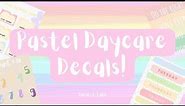 Pastel Daycare Decals | With Wallpapers | Adorable | :)