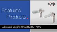 Adjustable locking hinge HG-RCT-12-C