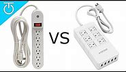 Power Strip vs Surge Protector - QICENT 6 Outlet Surge Protector Review
