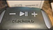HOW TO TURN ON BLACKWEB RUGGED BLUETOOTH SPEAKER | POWER BUTTON