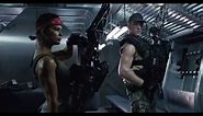 Aliens - Colonial Marines prep before drop scene.