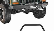 EAG XJ Steel Front Bumper with Winch Plate Fit for 84-01 Cherokee XJ / 84-01 Comanche MJ