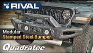 Rival Modular Stamped Steel Bumper for Jeep Wrangler JK, JL & Gladiator JT