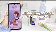 Unboxing Xiaomi Redmi Note 11 📦(Aesthetic + Set-up + Camera + Accessories) 💫 Star Blue l Romellowy