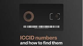 SIM card ICCID numbers explained | Onomondo