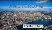 2,5 Hours of Amsterdam Live - Tour of Red-Light District - City Center - De Pijp - Oost and More