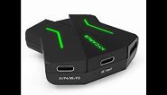 HYCARUS Keyboard and Mouse Adapter for Nintendo Switch/ Xbox One/ PS4/ PS3