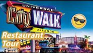 Restaurant Tour of Universal CityWalk Orlando | Universal Studios Dining Plan Options