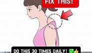 Get Rid of Neck Hump with Daily Routine! Neck Pain Relief