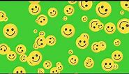 Smile Face Emoji / Smileys Animation | Green Screen | HD | ROYALTY FREE