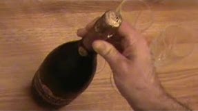 How to cork a champagne bottle