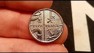 UK 2016 FIVE PENCE 5P Coin VALUE + REVIEW