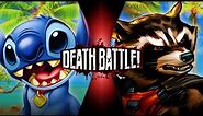Stitch VS Rocket Raccoon (Disney VS Marvel) | DEATH BATTLE!