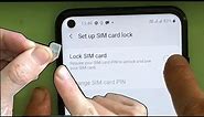 How to set up SIM card lock