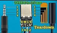 Type C to 3.5 mm Audio Adapter Teardown & Complete Wiring Diagram