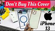 Apple iPhone 13 Don't Buy This Cover | Amazon Basics Back Cover iPhone 13 Scratch-Resistant Cover