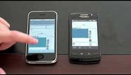 Blackberry Storm 2 Vs. iPhone 3GS