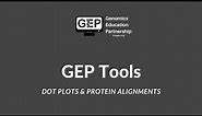GEP Tools | Dot Plots and Protein Alignments
