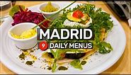 🍽 9 daily menus in MADRID #062