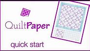 Custom graph paper for quilt design