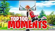 TOP 100 LEGENDARY AND FUNNY BASKETBALL MOMENTS!