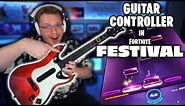 How to use a Guitar Controller in Fortnite Festival