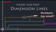 AutoCAD Basics - Edit Dimensions (Simple Tutorial!!) PART 1
