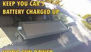 Car Solar Trickle Charger During Coronavirus Pandemic | Installation Guide & Tips