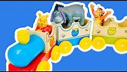 Brand NEW Winnie The Pooh Disney All Aboard Wooden Train Melissa & Doug Toy Opening