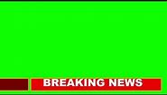 Breaking News Green Screen Templates | No Copyrights | Arish's Films