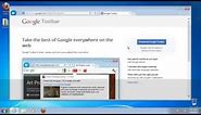 How to Install Google Search Bar in Internet Explorer