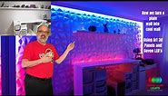 ART3D Diamond Wall Panel Install With Govee M1 RGB LED Strips