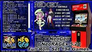 NeoGeo ( NeoRAGEx 5.2 ) Full Rom Set Complete Pack Download